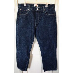 Levi’s 501 Button Fly Straight Leg Mens 38X32 Denim Jeans